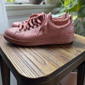 Adidas x Raf Simons Stan Smith Pink Leather Sneakers Women's‎ Size US 5.5